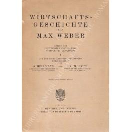 Wirtschafts-Geschichte. Abriss der universalen sozial- und wirtschafts-geschichte - Max Weber - copertina