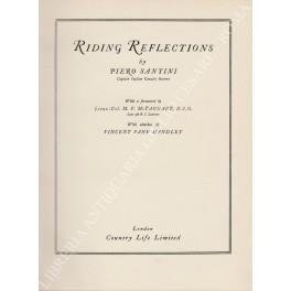 Riding reflections - Piero Santini - copertina