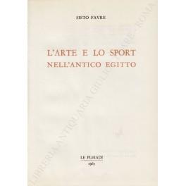 L' arte e lo sport nell'Antico Egitto - copertina