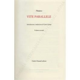 Vite parallele. Introduzione e traduzione di Carlo Carena. Vol. II - copertina