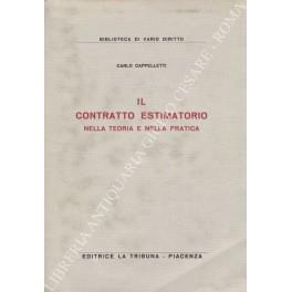 Il contratto estimatorio nella teoria e nella pratica - Carlo Cappelletti - copertina