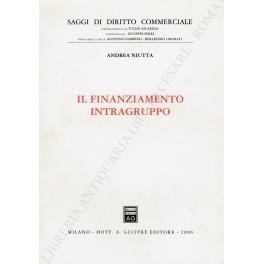 Il finanziamento intragruppo - Andrea Niutta - copertina