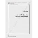 Accordo debole e diritto di recesso