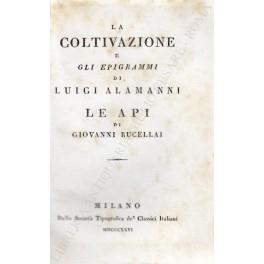 La coltivazione e gli epigrammi di Luigi Alamanni e Le Api di Giovanni Rucellai - copertina