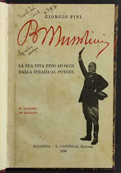 Mussolini - Giorgio Pini - copertina