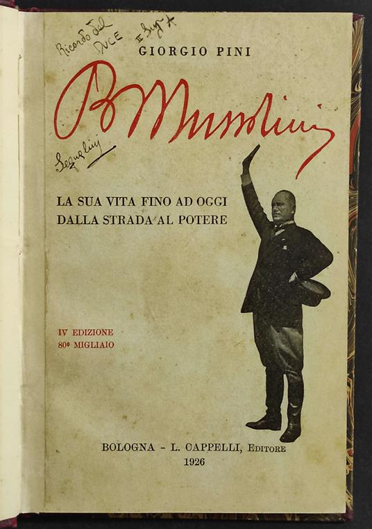 Mussolini - Giorgio Pini - copertina