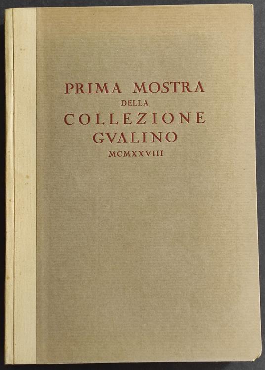 Prima Mostra della Collezione Gualino - Lionello Venturi - copertina