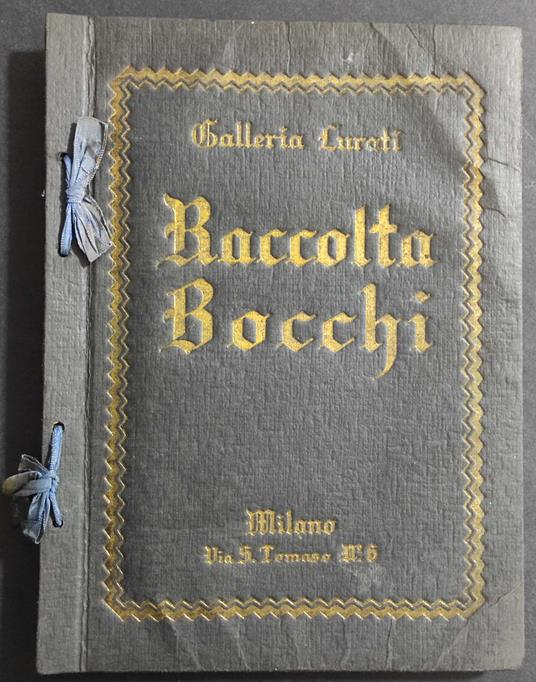 Catalogo della Vendita all'Asta della Raccolta Bocchi - Aurelio Minghetti - copertina