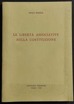 Le Libertà Associative nella Costituzione