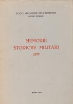 Memorie storiche militari 1977