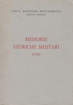 Memorie storiche militari 1980