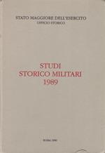 Memorie storiche militari 1989