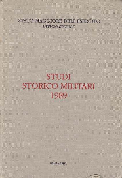 Memorie storiche militari 1989 - copertina