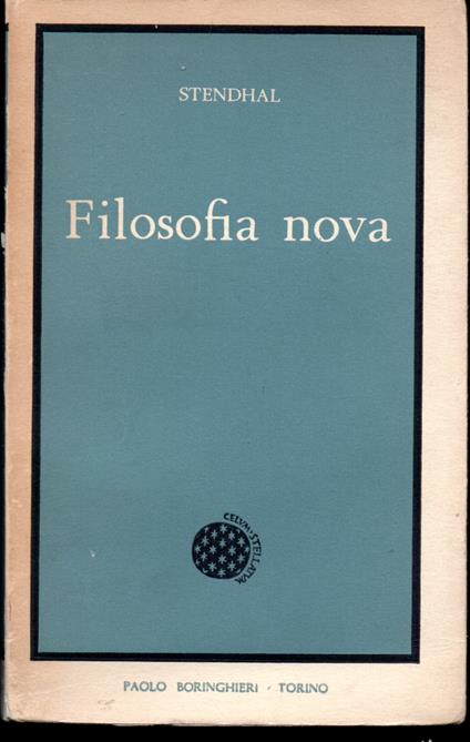 Filosofia nova - copertina