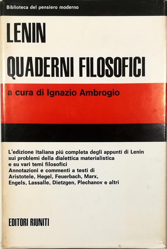 Quaderni filosofici - copertina