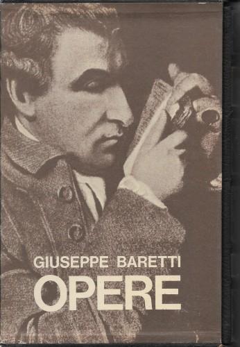 Opere - Giuseppe Baretti - copertina