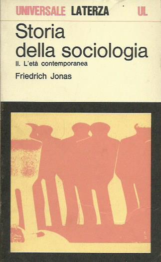 Storia della sociologia - Friedrich Jonas - copertina