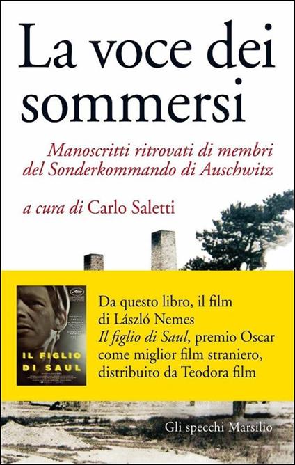 La voce dei sommersi. Manoscritti ritrovati di membri del Sonderkommando di Auschwitz - copertina