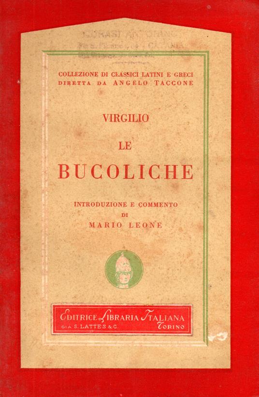 Le bucoliche - Virgilio - copertina