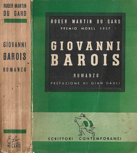 Giovanni Barois - Roger Martin du Gard - copertina