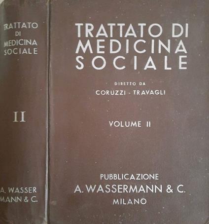 Trattato di Medicina Sociale - copertina