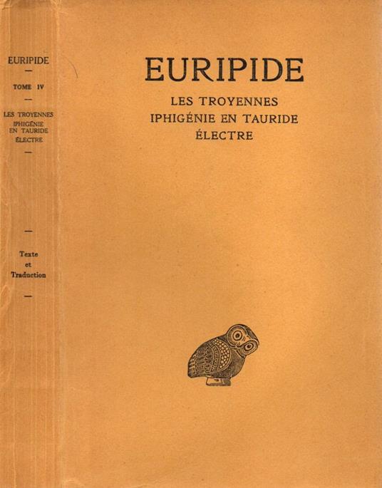 Euripide. Tome IV - Euripide - copertina