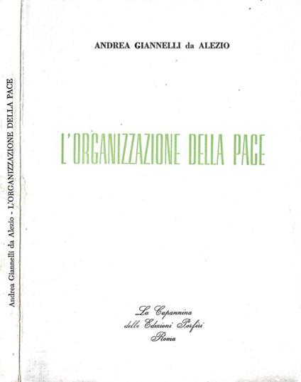 L' organizzazione della pace - copertina