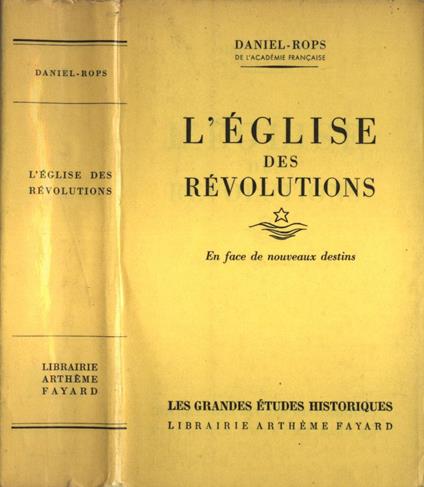 L' église des révolutions - Henri Daniel Rops - copertina