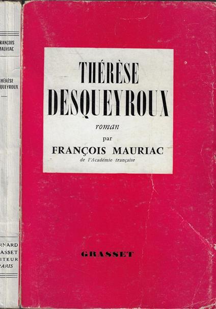 Thérèse Desqueyroux - François Mauriac - copertina