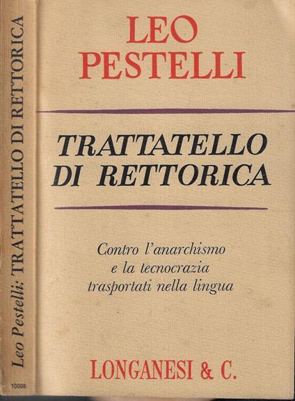 Trattatello di rettorica - Leo Pestelli - copertina