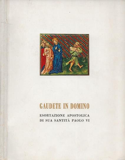 Gaudete in Domino - Paolo VI - copertina