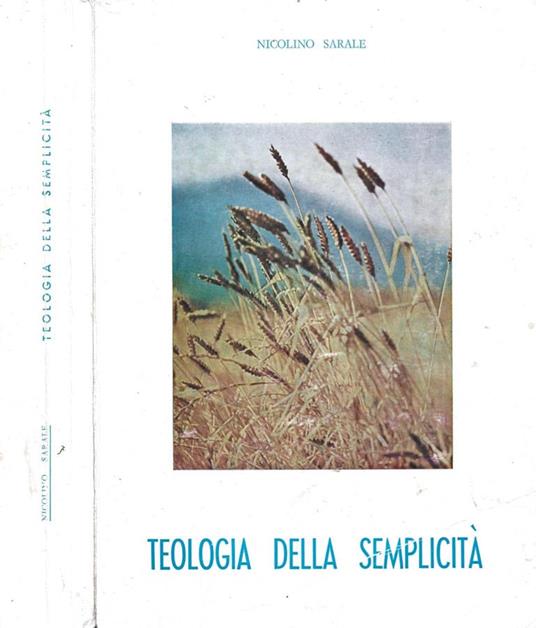 Teologia della semplicità - Nicolino Sarale - copertina