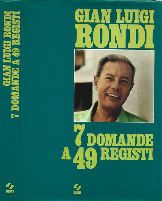 7 Domande a 49 Registri - Gian Luigi Rondi - copertina