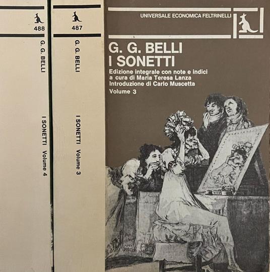 I sonetti - Gioachino Belli - copertina