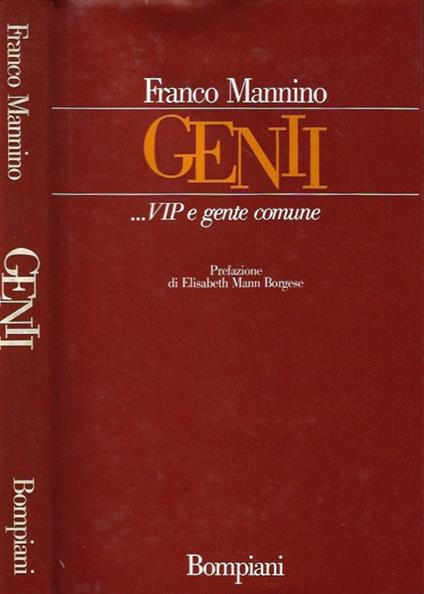 Genii….VIP e gente comune - Franco Mannino - copertina