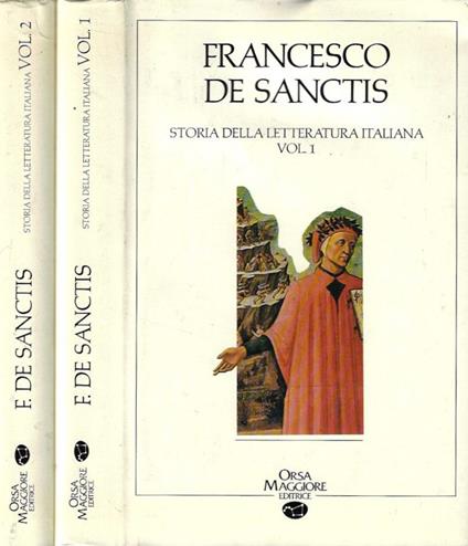 Storia della letteratura italiana - Francesco De Sanctis - copertina