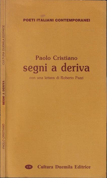 Sogni a deriva - Paolo Cristiano - copertina