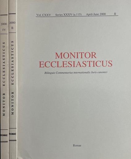 Monitor Ecclesiasticus - Libro Usato - Nuova Eurografica - Eurolit - | IBS