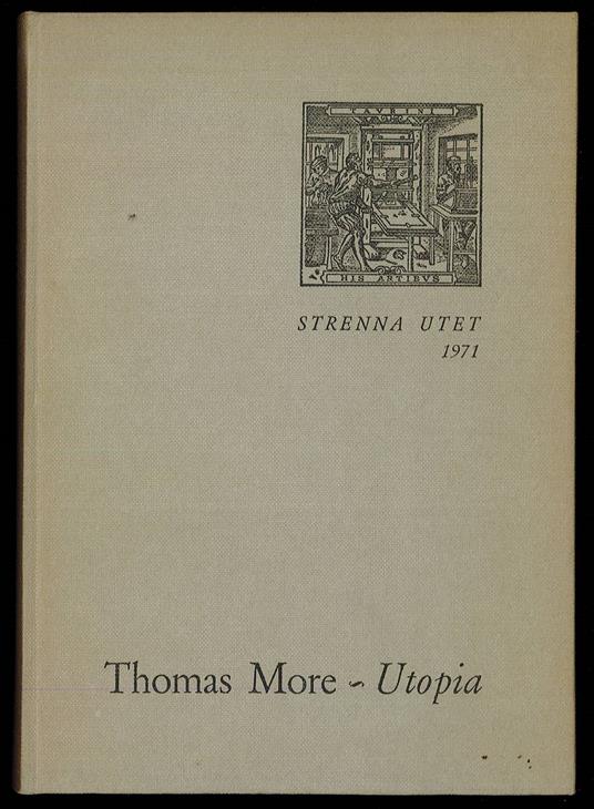 Utopia - Thomas Moore - copertina