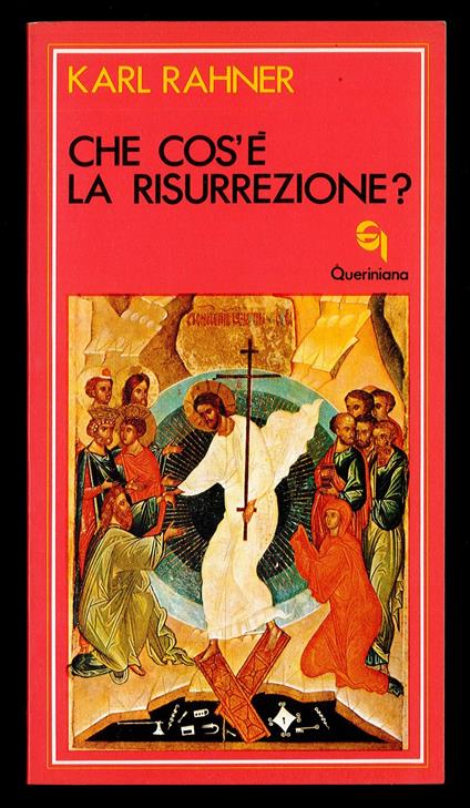 Che cos'è la risurrezione? - Karl Rahner - copertina