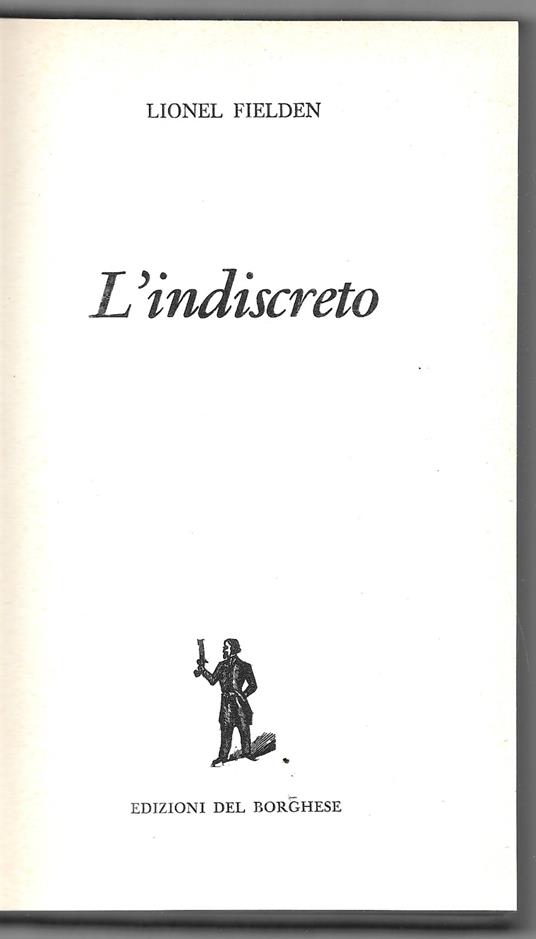 L' indiscreto - copertina