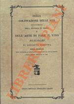 Della coltivazione delle viti specialmente nella provincia di Verona e dell'arte di fare il vino