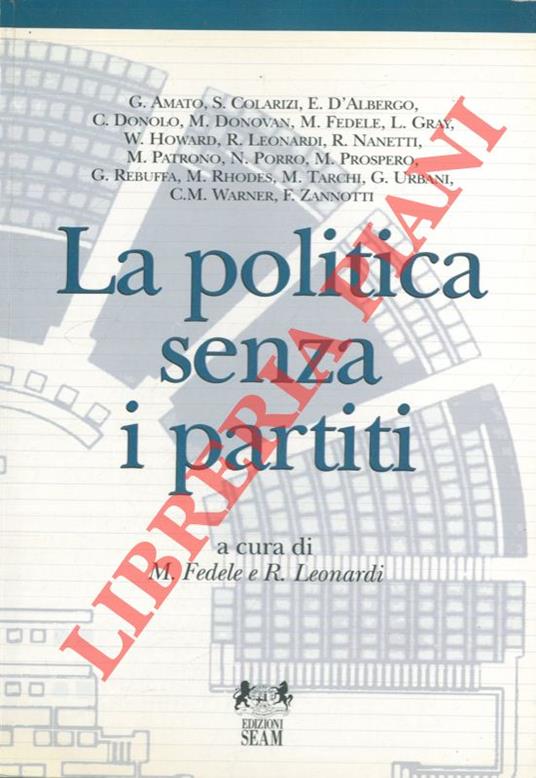 La politica senza i partiti - copertina