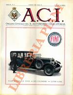 A.C.I. 1927. Organo Ufficiale dell’Automobile Club d’Italia