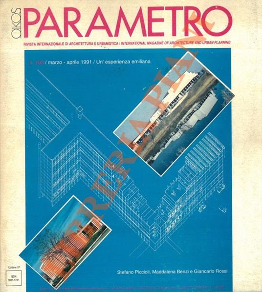 Parametro. Mensile internazionale di architettura e urbanistica - copertina