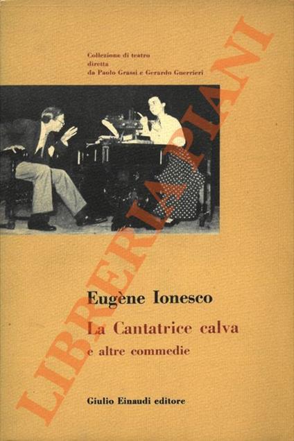La cantatrice calva - Eugène Ionesco - copertina