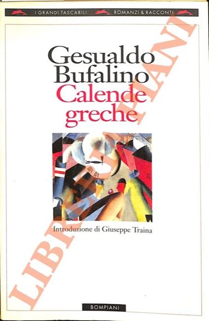 Calende greche - Gesualdo Bufalino - copertina