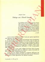 Dialogo con i filosofi francesi