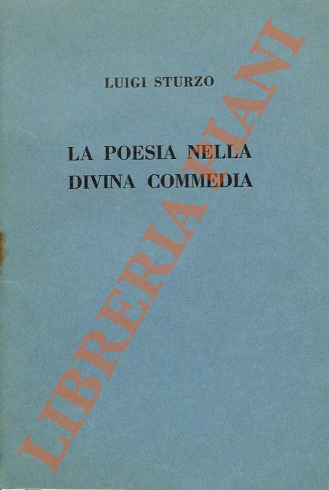 La poesia nella Divina Commedia - Luigi Sturzo - copertina