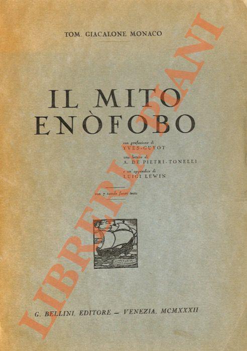 Il mito enofobo - Tommaso Giacalone Monaco - copertina